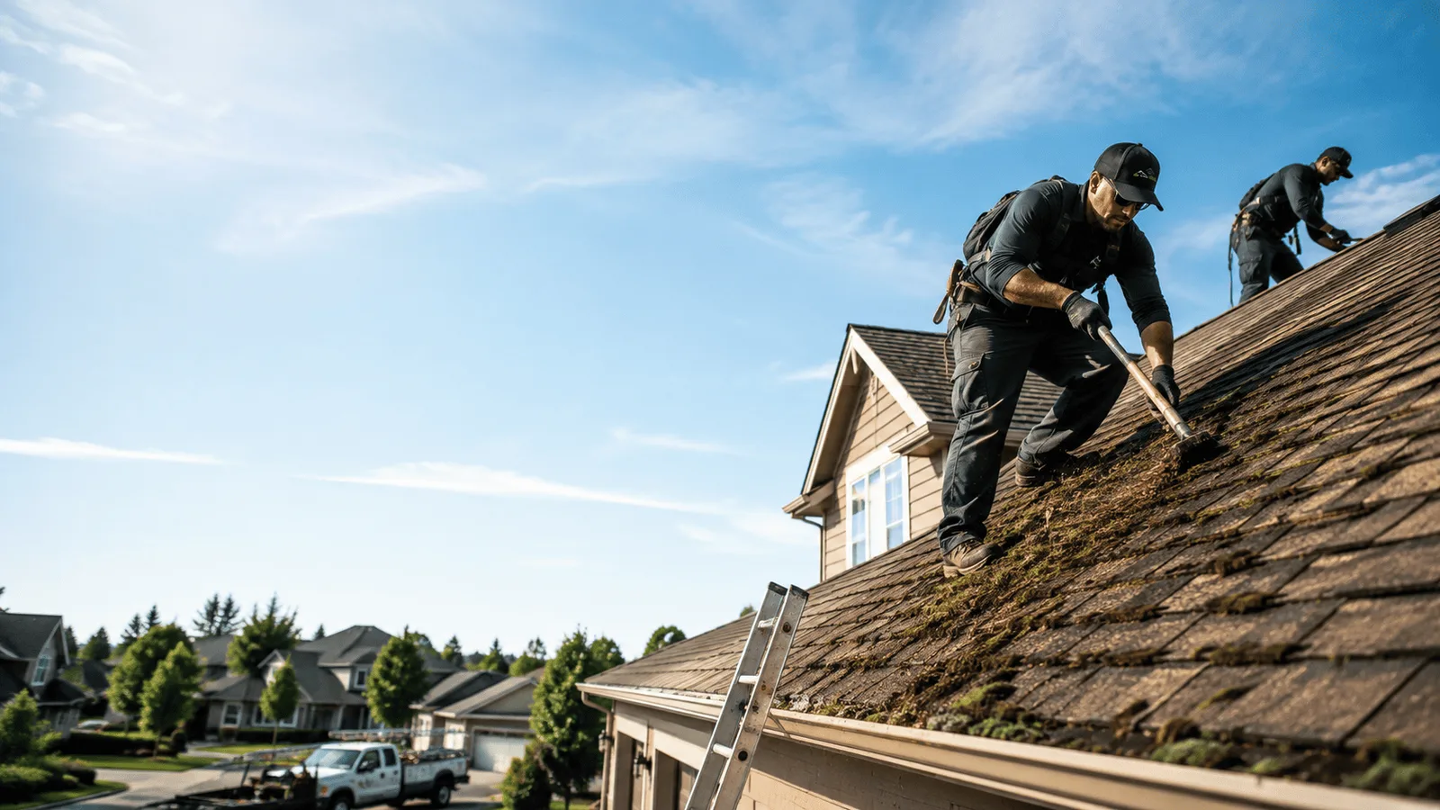 Roof Moss Removal in Mazon, IL near me
